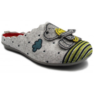 Kapcie Damskie Na Prezent Manitu 320102-91 Jesień-Zima