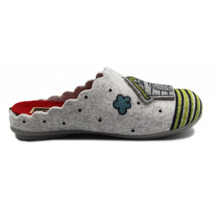 Kapcie Damskie Na Prezent Manitu 320102-91 Jesień-Zima