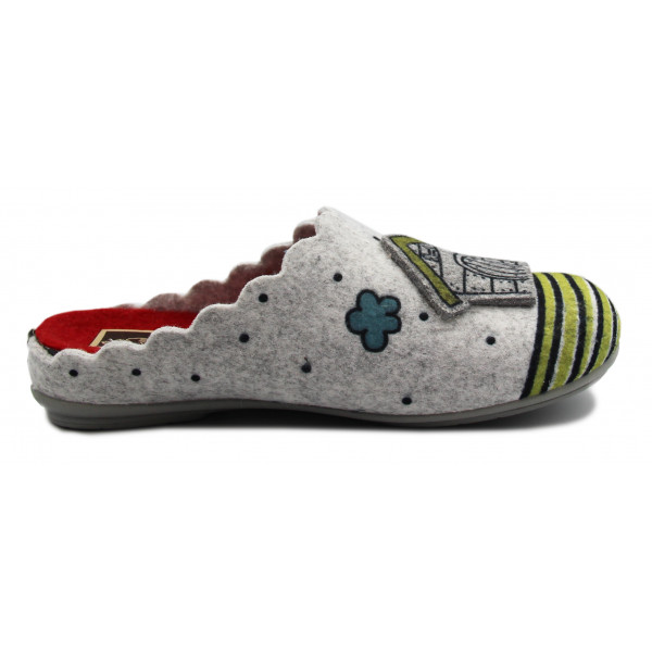 Kapcie Damskie Na Prezent Manitu 320102-91 Jesień-Zima