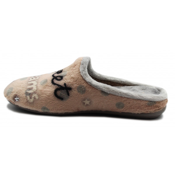 Ciepłe Kapcie Po Domu Damskie Manitu 320093-42 Jesień-Zima