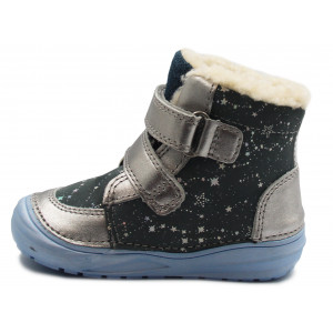 Kozaki Ocieplane Dla Dziewczynek Ocieplane D.D.STEP W071-887A Grey