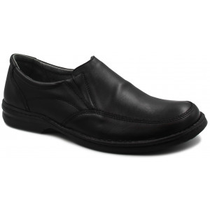 Buty męskie wizytowe eleganckie szerokie skórzane Helios 871