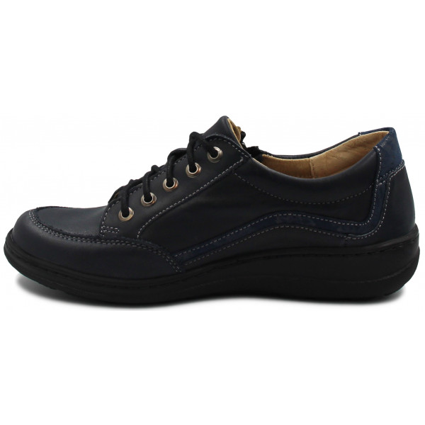 Półbuty damskie Helios 411 granatowe wygodne sportowe