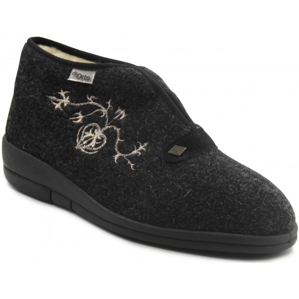 Ocieplane Wełną Buty Domowe Damskie DR ORTO 031D028