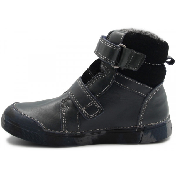 Kozaki Ocieplane Dla Chłopca Na Zimę D.D.Step W068-363M royal blue