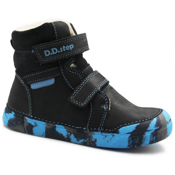 Buty na zimę dla chłopca D.D.Step w068-363BM black