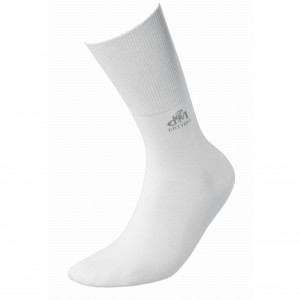 Skarpety bezuciskowe antybakteryjne z srebrem białe DeoMed Cotton Silver