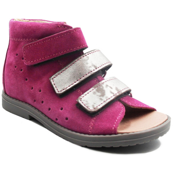 Dziewczęce sandały z usztywnionym zapiętkiem i obcasem thomasa Dawid 1042-241