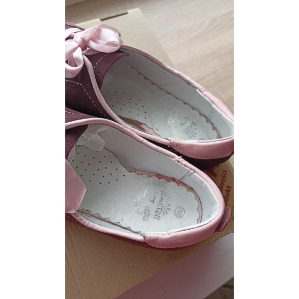 Eleganckie Buty dla Dziewczynki z ozdobną Kokardką BARTEK t-25363/0n5 II Gatunek