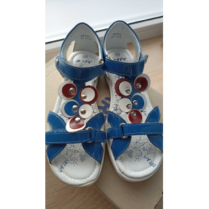 Sandały młodziezowe dziewczęce na lato Bartek T-69144/1CG  II Gatunek