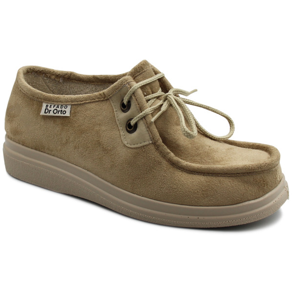 Buty Półbuty Damskie Na Szerokie Stopy Wiosna Jesień Sznurowane DR ORTO 871D007