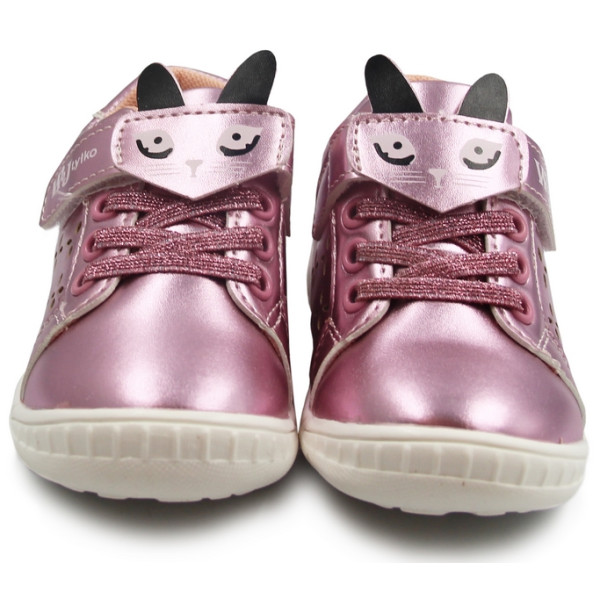 Buty Na Wiosnę Dla Dziewczynki Półbuty Wojtyłko 1a22007 Metaliczny Róż