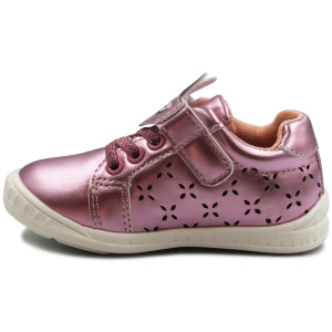 Buty Na Wiosnę Dla Dziewczynki Półbuty Wojtyłko 1a22007 Metaliczny Róż