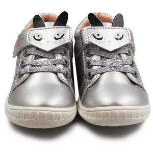 Buty Dla Dziewczynki Na Wiosnę Półbuty Wojtyłko 1a22007 Srebrny