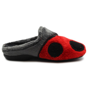 Kapcie Damskie Na Zimę Pluszowe Biedronka Manitu-Home 320103-04