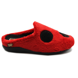Kapcie Damskie Na Zimę Pluszowe Biedronka Manitu-Home 320103-04