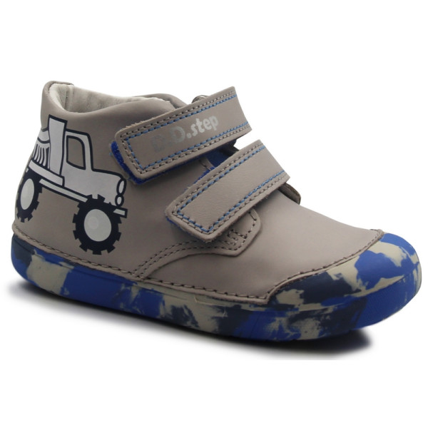 Chłopięce Buty Na Wiosnę  Zmieniające Kolor D.D.Step s066-317 Light Grey