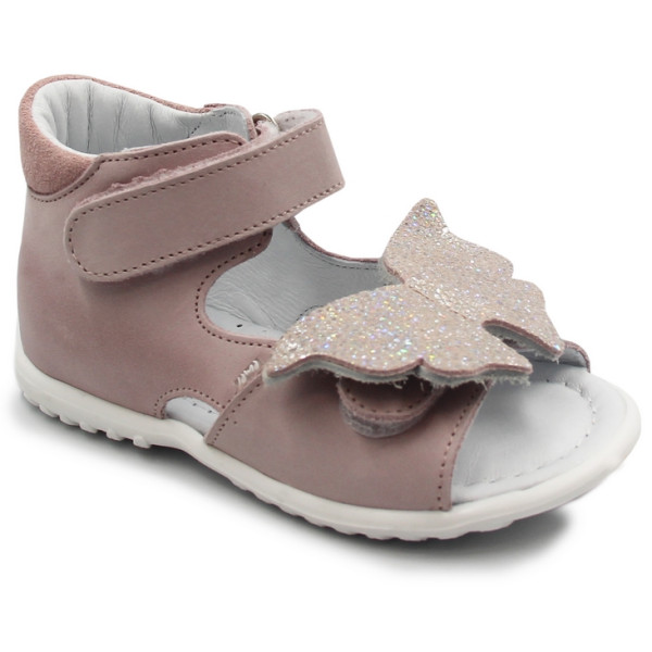 Sandały Dla Dziewczynki Z Motylem Emel es 2428e-4