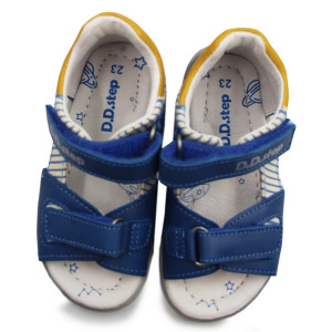 Sandały Dla Chłopca Na Lato DD STEP g075-339a bermuda blue
