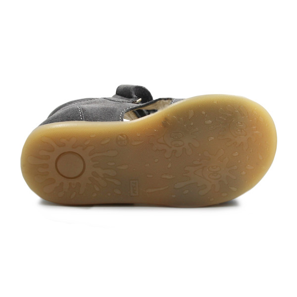 Szare Sandały Chłopięce Z Misiem Mido 21-23