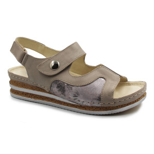 Eleganckie Damskie Sandały Ze Skóry Naturalnej Helios 120