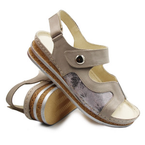 Eleganckie Damskie Sandały...