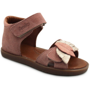 Dziewczęce Profilaktyczne Sandałki Na Lato Ameko Clara-Brownrose