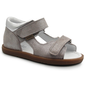 Dziewczęce Brokatowe Sandały Profilaktyczne Ameko Plain-Stone Dust