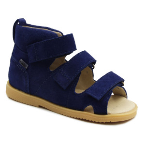 Granatowe Chłopięce Sandały Profilaktyczne Mido 815