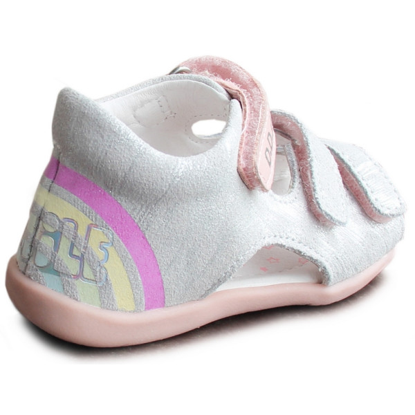 Sandały Dla Dziewczynki Zmieniające Kolor D.D.Step g075-345a White