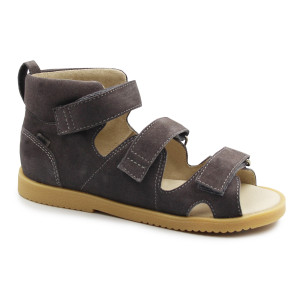 Sandały profilaktyczne dla chłopca z obcasem thomasa Mido 815 grafit