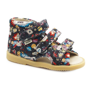 Buty Po Szkole Dla Chłopca Mido 816 Szary Kosmos