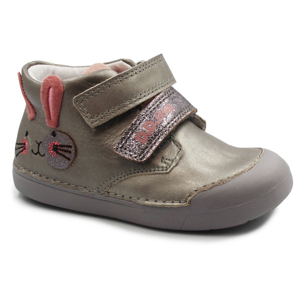 Buty na wiosnę dla dziewczynki DD Step s066-343A Dark Grey