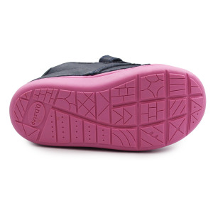 Buty dla dziewczynki na wiosnę z króliczkiem D.D.Step a066-343 Royal Blue