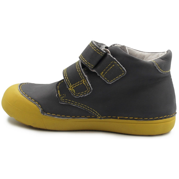 Buty Na Wiosnę Dla Chłopca Na Rzep DD Step s066-375B Dark Grey