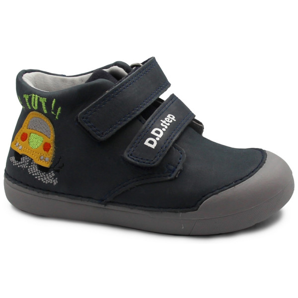 Półbuty Na Wiosnę Dla Chłopca Na Rzepy DD Step s066-396A Royal Blue