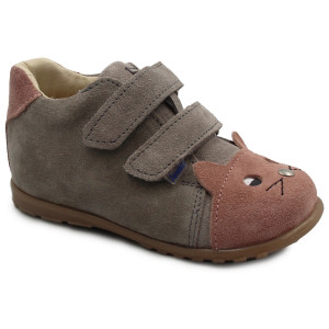 Buty dla dziewczynki na jesień Półbuty Ameko Kiti-szary