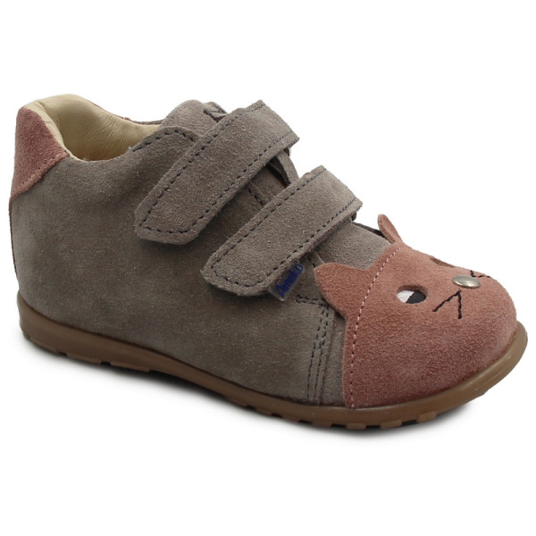 Buty dla dziewczynki na jesień Półbuty Ameko Kiti-szary