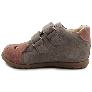 Buty dla dziewczynki na jesień Półbuty Ameko Kiti-szary