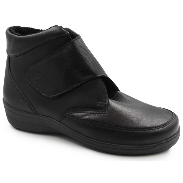 Skórzane buty damskie Comfortabel 990223-01 czarne