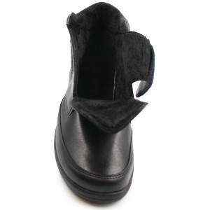 Skórzane buty damskie Comfortabel 990223-01 czarne