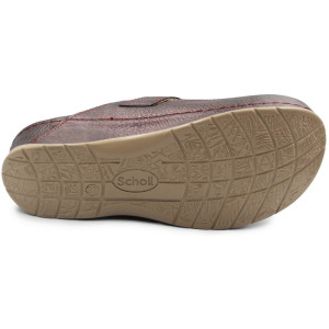 Buty po domu damskie Scholl Gemini Buckle med mf308851008 Bordeaux