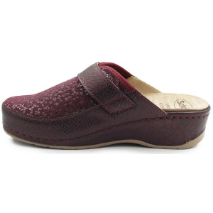 Buty po domu damskie Scholl Gemini Buckle med mf308851008 Bordeaux