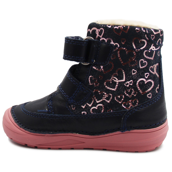 Buty na zimę dla dziewczynki z ociepleniem DD Step W071-346BT