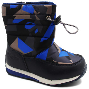 Śniegowce dla chłopca na suwak Wojtyłko 1z23033 granat