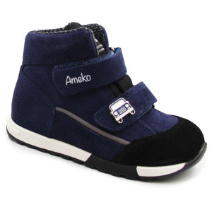 Buty dla chłopca Wiosna Jesień z Dodatkową Wkładką Ocieplaną Ameko Lucky-Navy