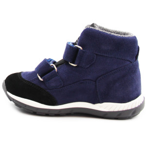 Buty Dla Chłopca Jesienne Na Rzep Lekko Ocieplane z Dodatkową Wkładką Ameko Woody-Navy