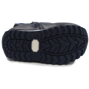 Śniegowce dla chłopca na suwak Wojtyłko 1z23033 granat