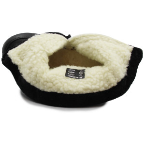 Buty na śnieg dla dziewczynki wysokie śniegowce ocieplane Wojtyłko 2z24133 czarny