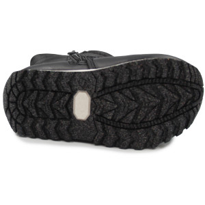 Śniegowce dla dziewczynki ocieplane Wojtyłko 4z24133 czarny